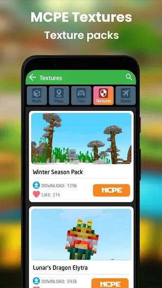 Скачать взлом Mods for MCPE by Arata (Моды для   от )  [МОД Menu] — полная версия apk на Андроид screen 3