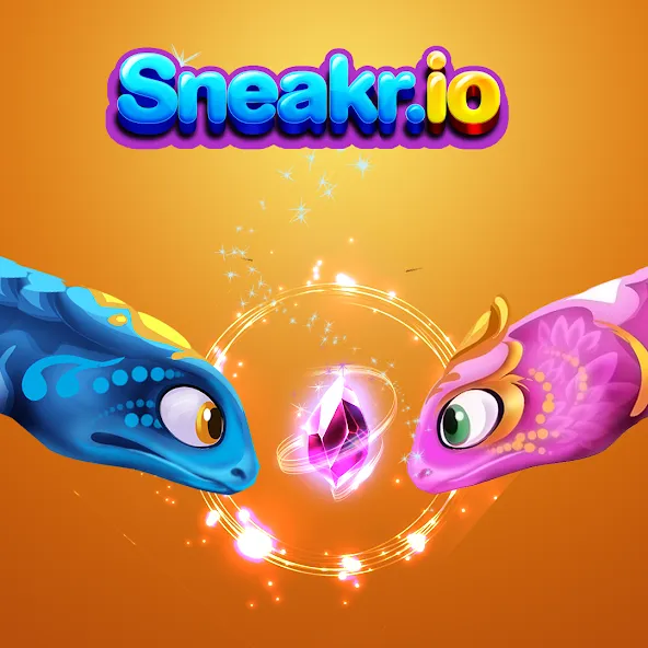 Скачать взломанную Sneak.io — Snake Game  [МОД Mega Pack] — полная версия apk на Андроид screen 2