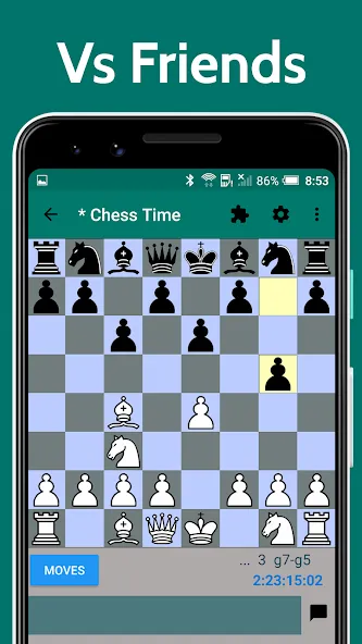 Взломанная Chess Time — Multiplayer Chess (Чесс Тайм)  [МОД Все открыто] — стабильная версия apk на Андроид screen 3