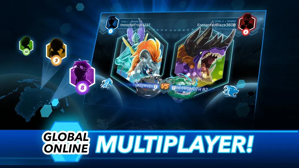 Взлом BEYBLADE BURST app (Бейблейд Брст приложение)  [МОД Меню] — последняя версия apk на Андроид screen 3