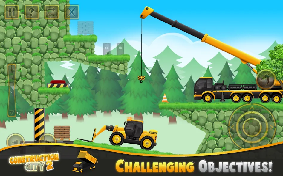 Скачать взломанную Construction City 2 (Конструкцион Сити 2)  [МОД Mega Pack] — последняя версия apk на Андроид screen 1