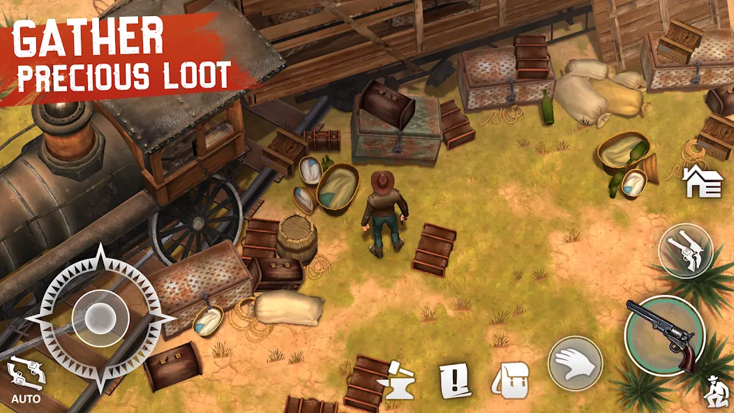 Скачать взлом Westland Survival: Cowboy Game (Вестланд Сурвайвал)  [МОД Много монет] — полная версия apk на Андроид screen 4