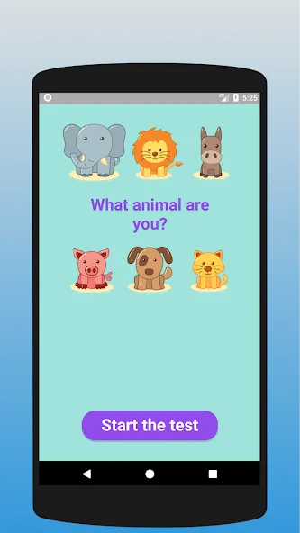 Скачать взлом What animal are you? Test  [МОД Бесконечные деньги] — полная версия apk на Андроид screen 1