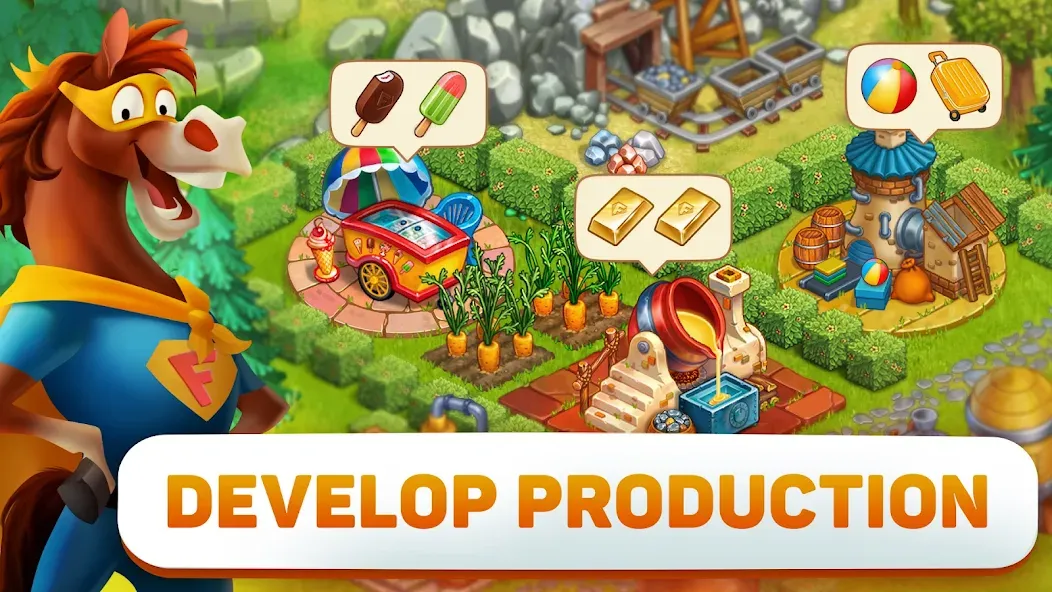 Взлом Superfarmers: Superhero Farm  [МОД Меню] — полная версия apk на Андроид screen 4