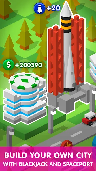 Скачать взломанную Tap Tap: Idle City Builder Sim  [МОД Menu] — полная версия apk на Андроид screen 5