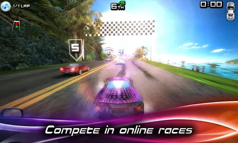 Скачать взломанную Race Illegal: High Speed 3D (Рейс Иллигал)  [МОД Меню] — стабильная версия apk на Андроид screen 1