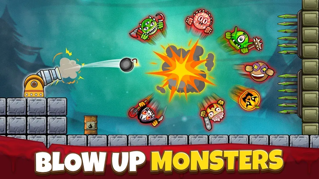 Скачать взлом Crush the Monsters：Foul Puzzle  [МОД Unlimited Money] — последняя версия apk на Андроид screen 1