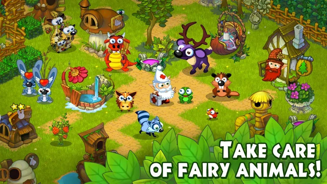 Скачать взломанную Animal Village: Forest Ranch  [МОД Menu] — последняя версия apk на Андроид screen 3