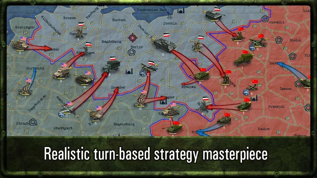 Скачать взлом Strategy & Tactics: WW2  [МОД Menu] — последняя версия apk на Андроид screen 1