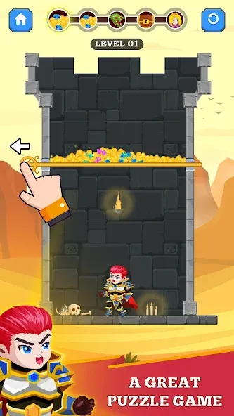 Скачать взлом Hero Rescue (Герой Спасения)  [МОД Unlocked] — последняя версия apk на Андроид screen 1