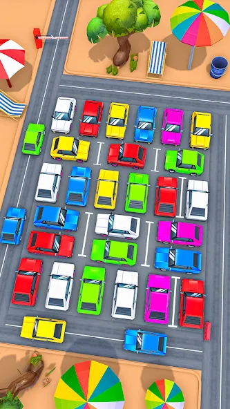 Скачать взломанную Traffic Jam Puzzle Games 3D  [МОД Бесконечные деньги] — полная версия apk на Андроид screen 2