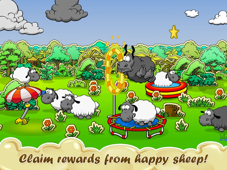 Взлом Clouds & Sheep  [МОД Menu] — последняя версия apk на Андроид screen 2