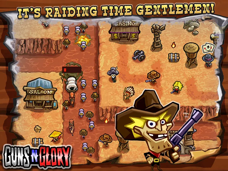 Скачать взломанную Guns'n'Glory  [МОД Menu] — последняя версия apk на Андроид screen 1