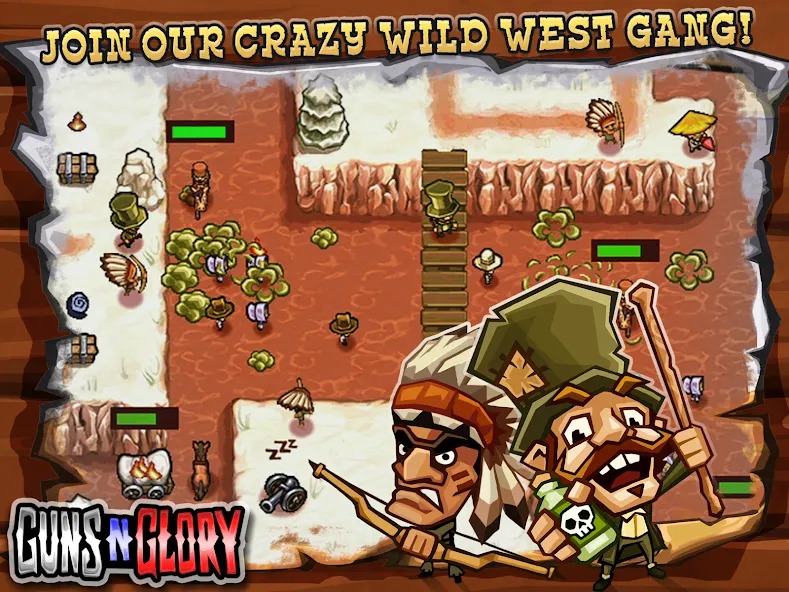 Скачать взломанную Guns'n'Glory  [МОД Menu] — последняя версия apk на Андроид screen 2