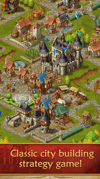 Скачать взлом Townsmen  [МОД Все открыто] — стабильная версия apk на Андроид screen 1