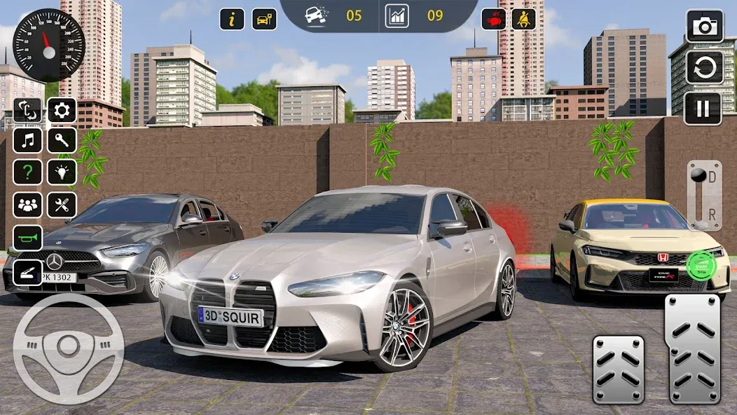 Взломанная Super Car Parking 3d Games  [МОД Unlocked] — последняя версия apk на Андроид screen 3