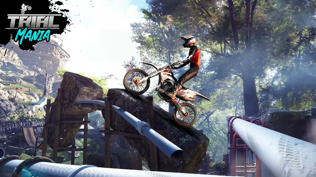 Взлом Trial Mania: Dirt Bike Games (Трайал Мания)  [МОД Много монет] — полная версия apk на Андроид screen 5