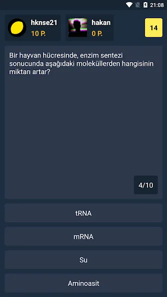 Взлом Biyoloji Quiz — PvP Online (Биология Квиз)  [МОД Все открыто] — последняя версия apk на Андроид screen 2
