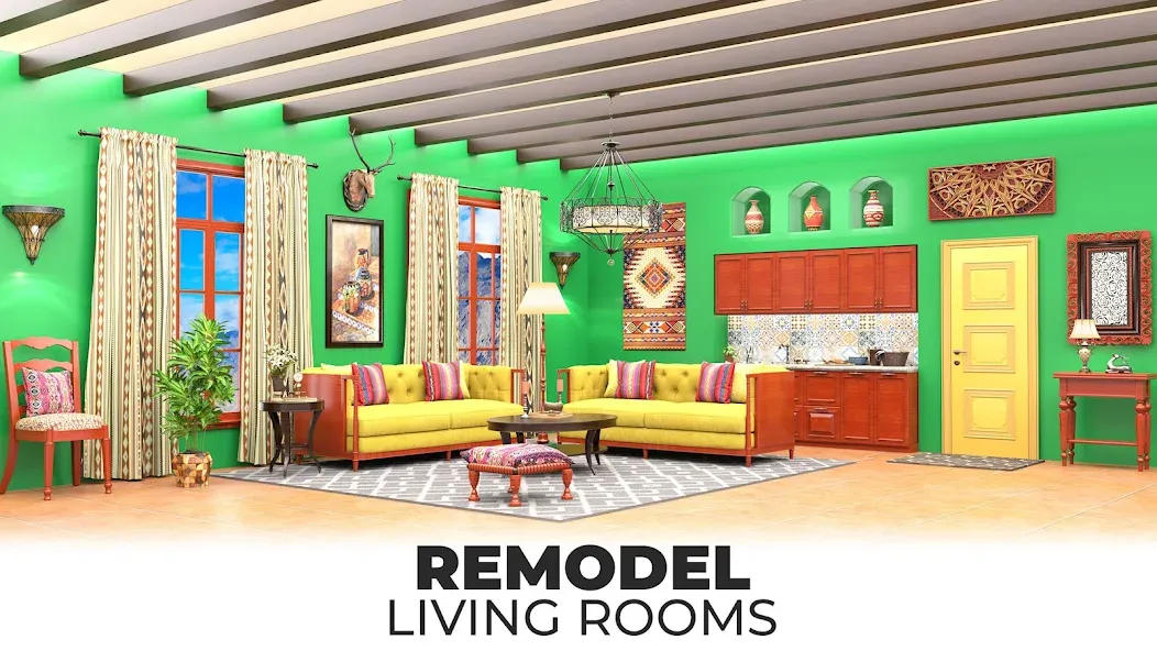 Скачать взломанную My Home Makeover: House Design  [МОД Unlimited Money] — полная версия apk на Андроид screen 3