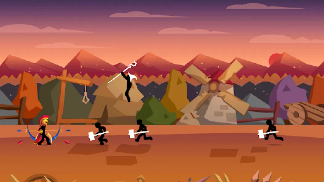 Взломанная Stick Fight: Shadow Archer (Стк Файт)  [МОД Много монет] — стабильная версия apk на Андроид screen 1