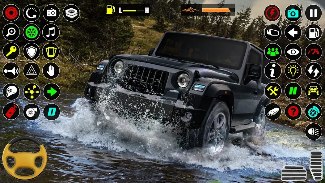 Взломанная Offroad SUV: 4×4 Driving Game. (Оффроуд внедорожник)  [МОД Бесконечные монеты] — стабильная версия apk на Андроид screen 1