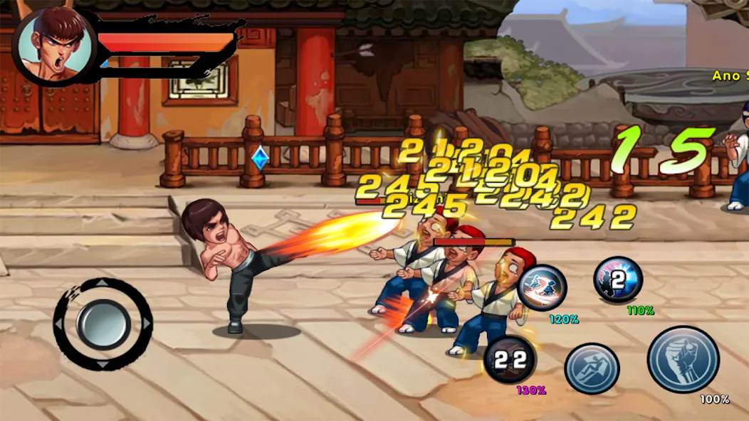 Взломанная Kung Fu Attack: Final Fight (Кунгфу Атака)  [МОД Все открыто] — последняя версия apk на Андроид screen 1