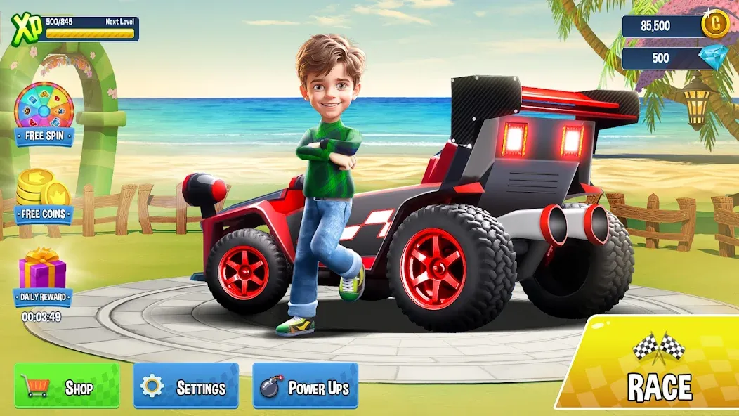 Скачать взлом Mini Car Racing Game Legends  [МОД Меню] — полная версия apk на Андроид screen 4