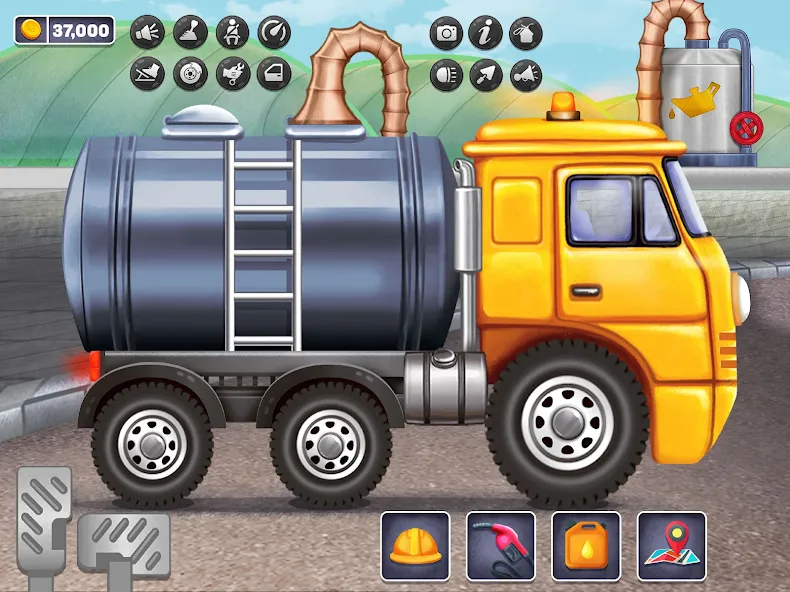 Скачать взлом Oil Tanker Truck Games  [МОД Все открыто] — полная версия apk на Андроид screen 5