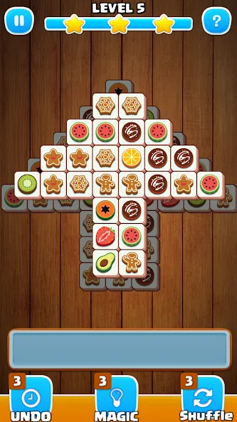 Скачать взломанную Tile Match Sweet -Triple Match  [МОД Бесконечные деньги] — последняя версия apk на Андроид screen 2