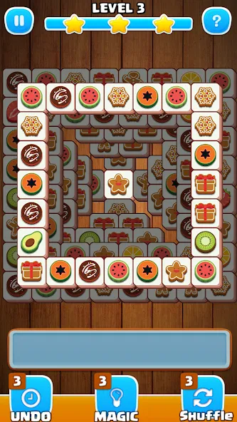 Скачать взломанную Tile Match Sweet -Triple Match  [МОД Бесконечные деньги] — последняя версия apk на Андроид screen 3