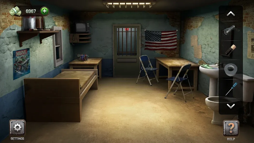 Взломанная 100 Doors — Escape from Prison (сто)  [МОД Бесконечные деньги] — полная версия apk на Андроид screen 2