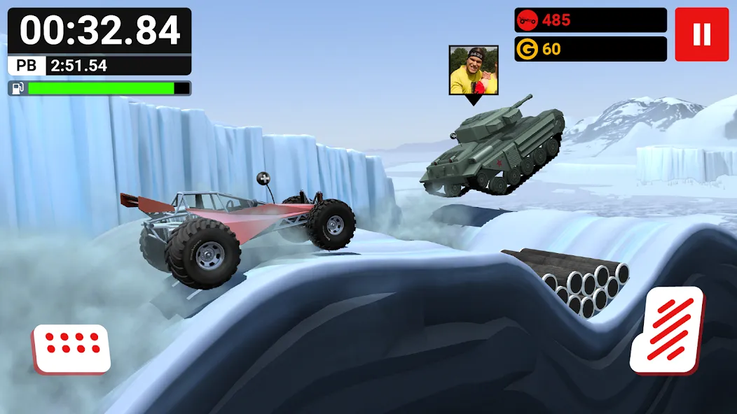 Скачать взлом MMX Hill Dash (ММХ Хилл Клайм)  [МОД Menu] — стабильная версия apk на Андроид screen 2