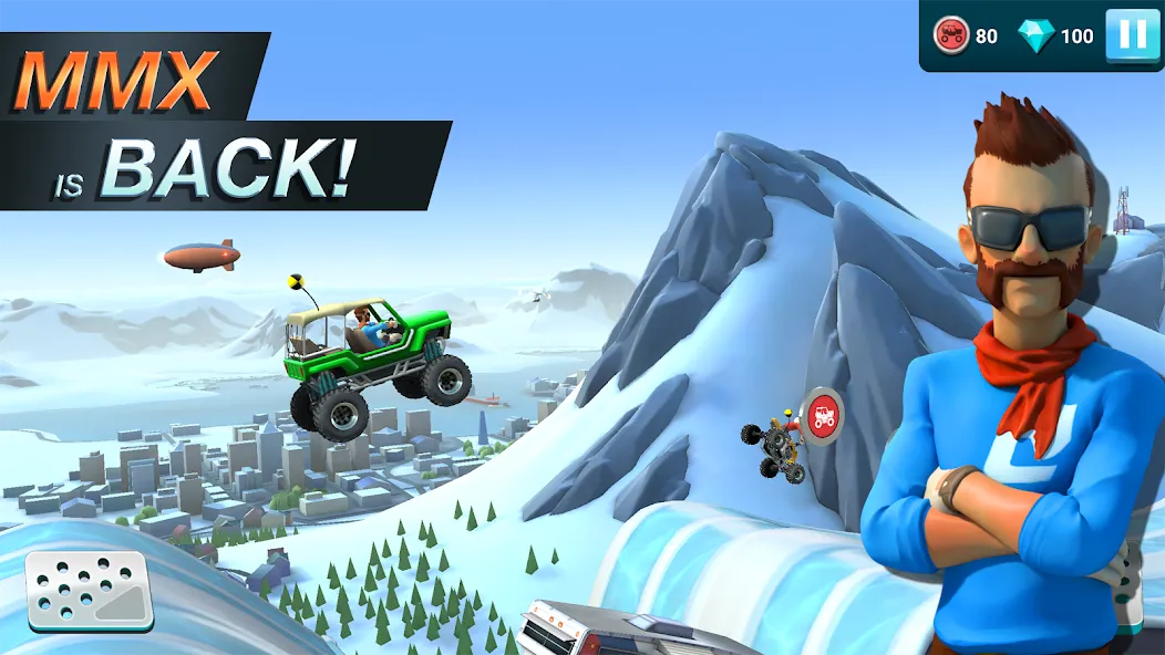 Скачать взлом MMX Hill Dash 2 – Offroad Truc (ММХ Хилл Даш 2)  [МОД Unlocked] — последняя версия apk на Андроид screen 1