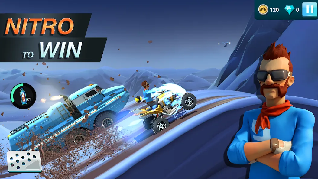 Скачать взлом MMX Hill Dash 2 – Offroad Truc (ММХ Хилл Даш 2)  [МОД Unlocked] — последняя версия apk на Андроид screen 3