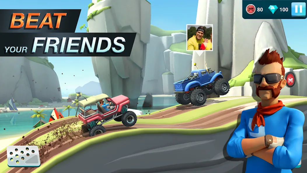 Скачать взлом MMX Hill Dash 2 – Offroad Truc (ММХ Хилл Даш 2)  [МОД Unlocked] — последняя версия apk на Андроид screen 4