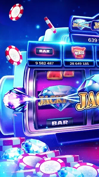 Скачать взломанную Huuuge Casino Slots Vegas 777 (Хьюдж Казино Слотс Вегас 777)  [МОД Меню] — полная версия apk на Андроид screen 1