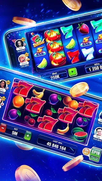 Скачать взломанную Huuuge Casino Slots Vegas 777 (Хьюдж Казино Слотс Вегас 777)  [МОД Меню] — полная версия apk на Андроид screen 4