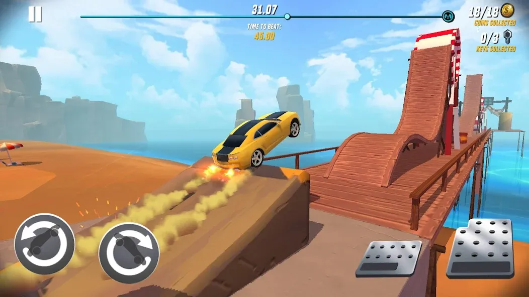 Скачать взлом Stunt Car Extreme (Стант Кар Экстрим)  [МОД Все открыто] — стабильная версия apk на Андроид screen 1