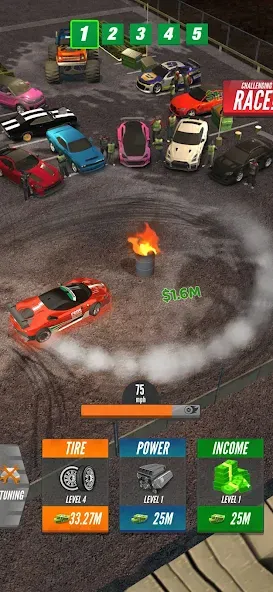 Скачать взлом Drift 2 Drag (Дрифт 2 Дрэг)  [МОД Меню] — полная версия apk на Андроид screen 2