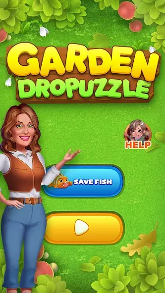 Скачать взлом Garden Dropuzzle (Гарден Дропазл)  [МОД Все открыто] — последняя версия apk на Андроид screen 1