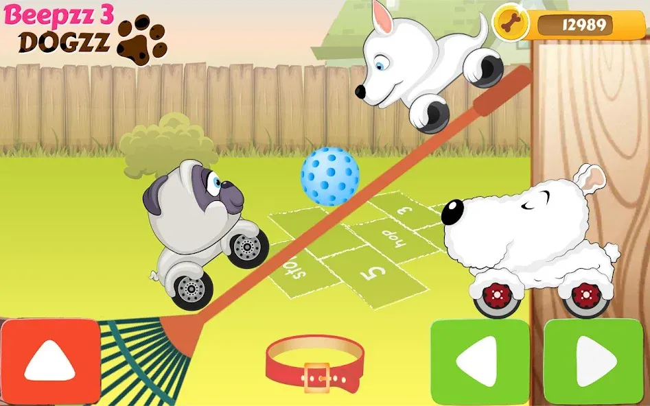 Взломанная Racing games for kids — Dogs  [МОД Меню] — последняя версия apk на Андроид screen 4