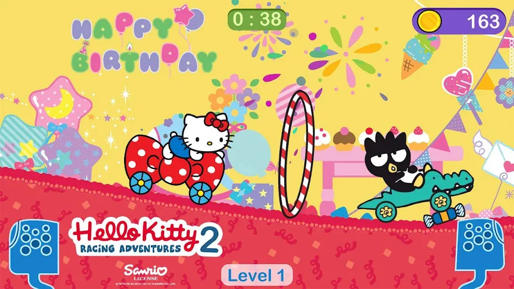 Взломанная Hello Kitty games — car game  [МОД Бесконечные деньги] — полная версия apk на Андроид screen 1