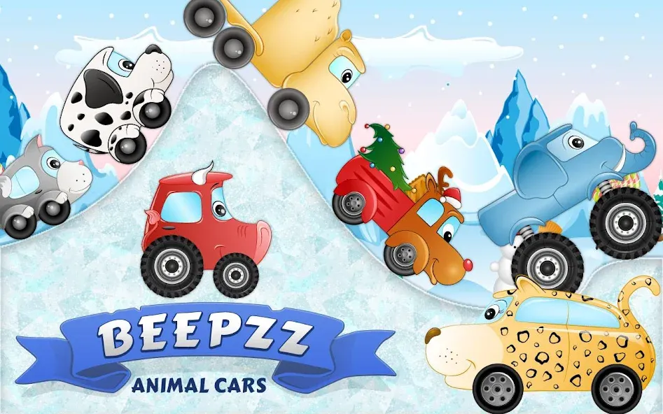 Скачать взломанную Kids Car Racing game – Beepzz  [МОД Menu] — стабильная версия apk на Андроид screen 1