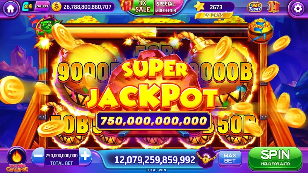 Скачать взлом Lava Slots — Casino Games (Лава Слотс)  [МОД Много монет] — полная версия apk на Андроид screen 4