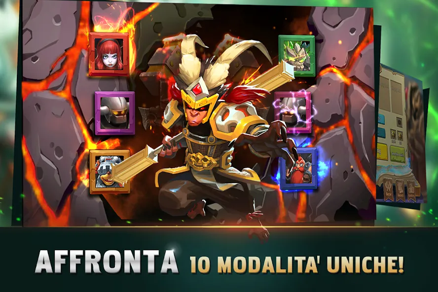 Скачать взломанную Clash of Lords 2: Italiano (Клэш оф Лордс 2)  [МОД Menu] — последняя версия apk на Андроид screen 5