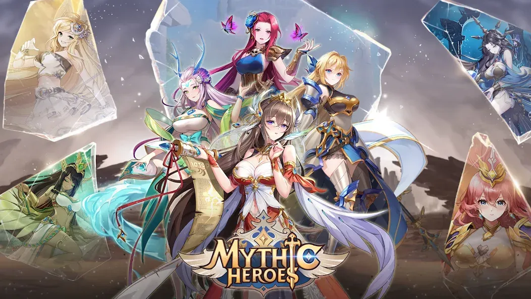 Скачать взлом Mythic Heroes: Idle RPG (Мифические герои)  [МОД Unlimited Money] — стабильная версия apk на Андроид screen 1