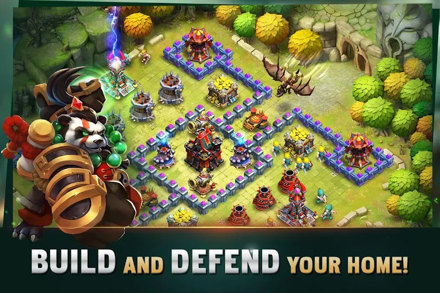 Скачать взлом Clash of Lords: Guild Castle (Клэш оф Лордс)  [МОД Много монет] — последняя версия apk на Андроид screen 1