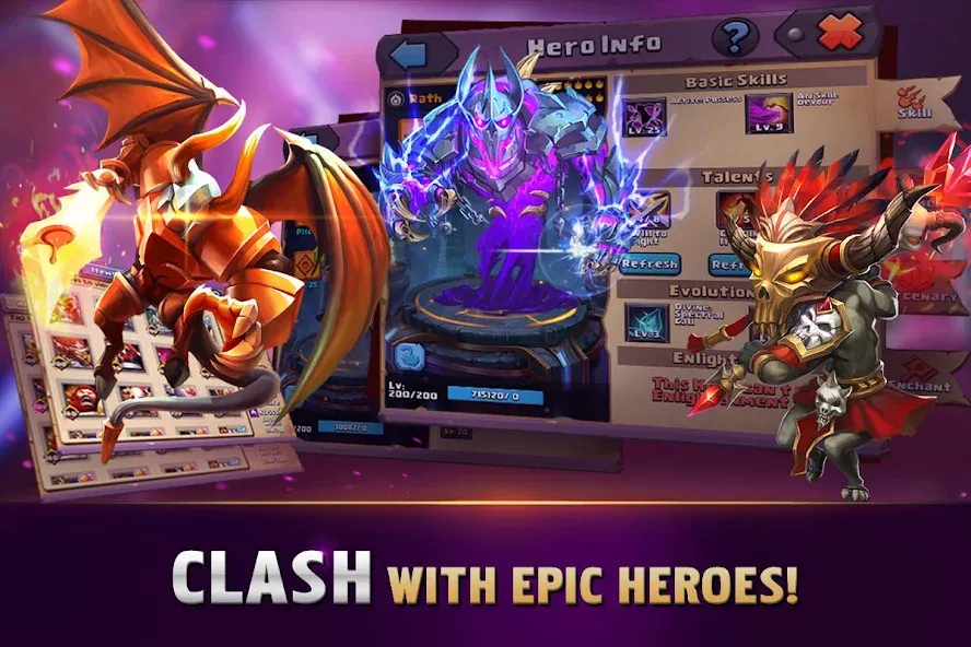 Взломанная Clash of Lords 2: Guild Castle (Клэш оф Лордс 2)  [МОД Меню] — последняя версия apk на Андроид screen 2