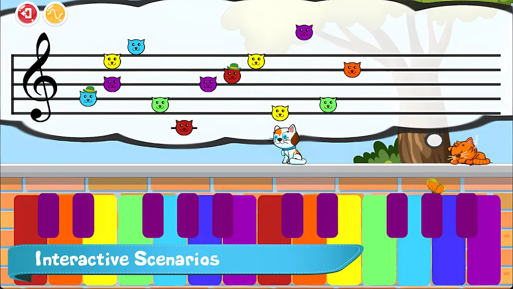 Скачать взломанную Cat Piano Meow — Sounds & Game  [МОД Mega Pack] — полная версия apk на Андроид screen 4