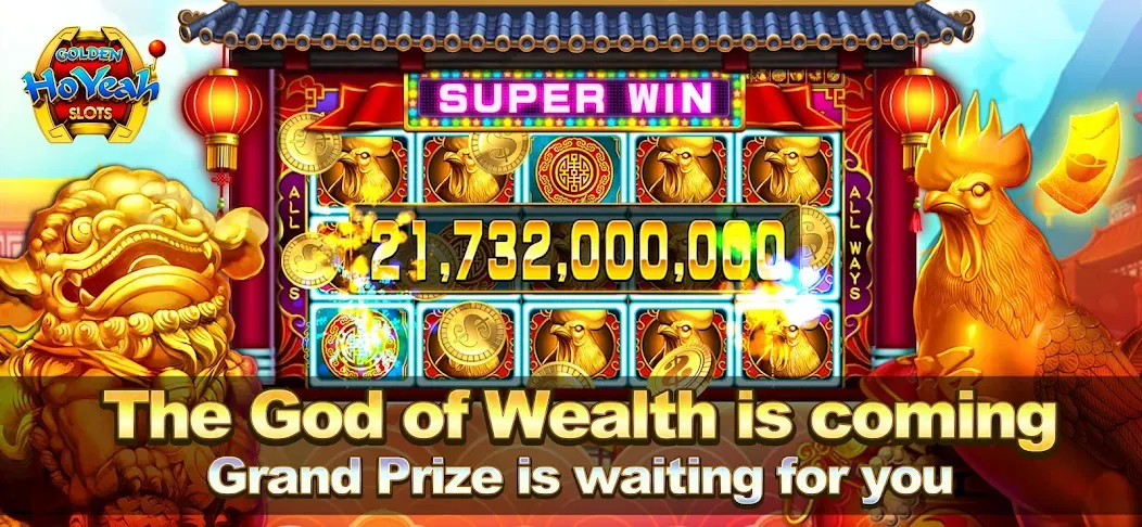 Скачать взлом Golden HoYeah- Casino Slots (Голден ХоЯй)  [МОД Меню] — стабильная версия apk на Андроид screen 1